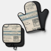 シーキッチンセット詳細 鍋つかみ&鍋敷きセット (正面/裏面)