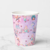 シーキッド誕生日の下 紙コップ (裏面)