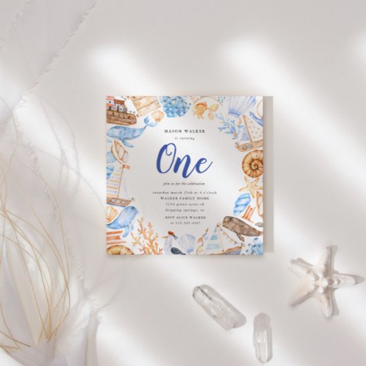 シーキッ航海のズ誕生日招待状 招待状