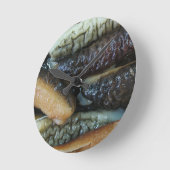 シーキュウリ……ヤオワラト市場食品 ラウンド壁時計 (傾斜)