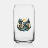 シークアドベンチャーバケーションキャンピングハイキングラブ自然 ガラス缶 (正面)