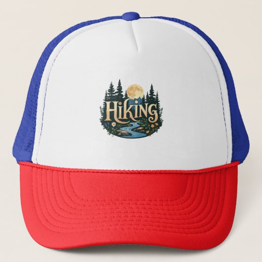 シークアドベンチャーバケーションキャンピングハイキングラブ自然 キャップ (正面)