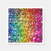 シークインきらめくズ スタンダードカクテルナプキン (正面)