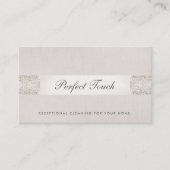 シークインとリネンハウスクリーナー清掃サービス 名刺 (正面)