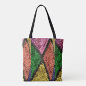 シークインカラフルスのパタきらきら光るーン トートバッグ (裏面)