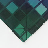 シークインカラフルズルック鏡パターン5 フリースブランケット (角)