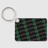 シークイングロー編み物 キーホルダー (裏面)