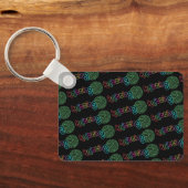 シークイングロー編み物 キーホルダー (裏面)