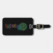 シークイングロー編み物 ラゲッジタグ (正面横)