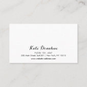 シークインコーム美容師6パンチカスタマーロイヤリティ ロイヤリティカード (裏面)