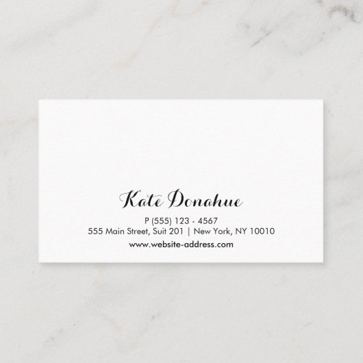 シークインコーム美容師6パンチカスタマーロイヤリティ ロイヤリティカード (裏面)