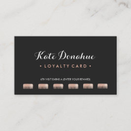 シークインコーム美容師6パンチカスタマーロイヤリティ ロイヤリティカード