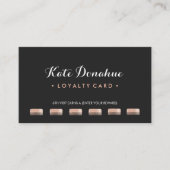 シークインコーム美容師6パンチカスタマーロイヤリティ ロイヤリティカード (正面)