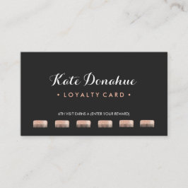 シークインコーム美容師6パンチカスタマーロイヤリティ ロイヤリティカード