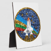 シークイン宇宙船 フォトプラーク (側面)