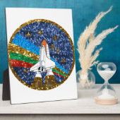 シークイン宇宙船 フォトプラーク (側面)