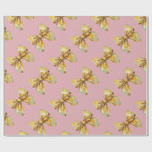 シークイン弓ラッピング紙フラットシートセット3 ラッピングペーパー (フラット)