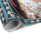 シークイン象の包み紙 ラッピングペーパー (ロールコーナー)