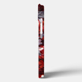 シークイン赤と白ズiPadきらきら光るケース Case-Mate iPhoneケース (裏面 / 左)