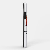 シークイン黒サンタクロース Case-Mate iPhoneケース (裏面/右)