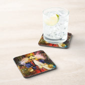 シークイン・ナツクラッカー兵士のクリスマス装飾 コースター (右側)