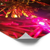 シークイン・ナツクラッカー兵士のクリスマス装飾 ポスター (角)