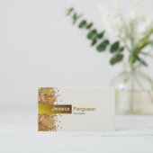 シークエレガントイン金ゴールド 名刺 (スタンド正面)