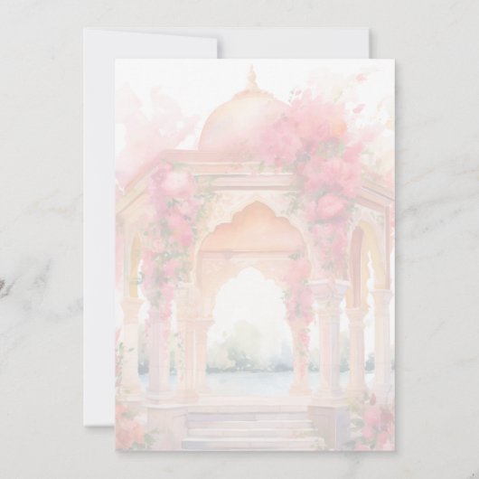 シークエレガント式日付テンプレートを保存 招待状 (裏面)