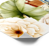 シークエレガント結婚教徒の歓迎サイン ポスター (角)