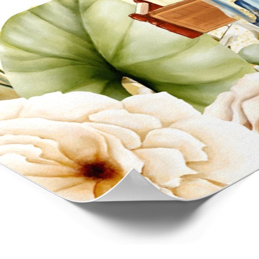 シークエレガント結婚教徒の歓迎サイン ポスター (角)