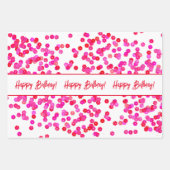 シークカラフルインとストリーマーパーソナライズされた ラッピングペーパーシート (正面2)