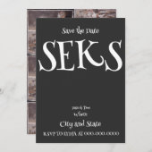 シークス 招待状 (正面/裏面)