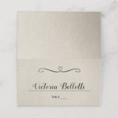 シークラシカルティング座席表 – クラフト紙 プレイスカード (外部開封)