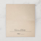 シークラシカルティング座席表 – クラフト紙 プレイスカード (外部開封)