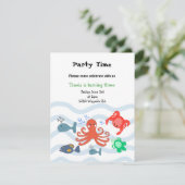 シークリターズバースデーパーティーの招待 招待状 (スタンド正面)