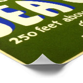 シークリフニューヨークヴィンテージ1939旅行 ポスター (角)