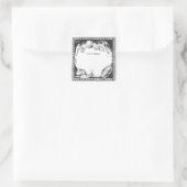 シークリーチャー蔵書票シール スクエアシール (バッグ)