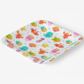 シークリーチャー誕生日ベビーシャワー ペーパープレート (傾斜あり)