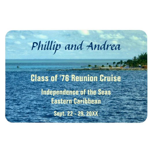 シークルーズステートルームドアマーカー マグネット (横)