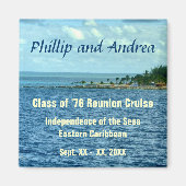 シークルーズスモールステートルームドアマーカー マグネット (正面)