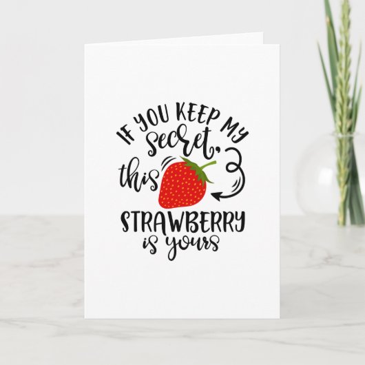 シークレおもしろいットサンタデザインアイディア カード (正面)