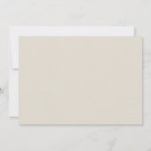 シークレッお洒落トガーデンワイルドフラワーRSVPカード 招待状 (裏面)