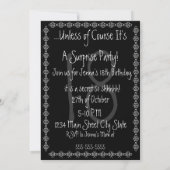 シークレッツ，シークレッツサプライズパーティー招待状 招待状 (裏面)