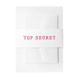 シークレットエージェントスパイベリーバンド 招待状ベリーバンド