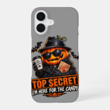 シークレットエージェントパンプキンハロウィンiPhoneケース