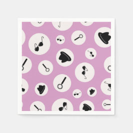 シークレットエージェントパーティー スタンダードカクテルナプキン