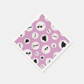 シークレットエージェントパーティー スタンダードカクテルナプキン (角)