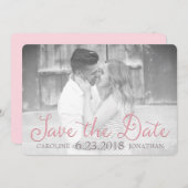 シークレットガーデンの水彩フローラ日付カードを保存 セーブザデート (正面/裏面)