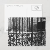 シークレットガーデンアッパーウエストサイドニューヨークシティNYC ポストカード (正面/裏面)
