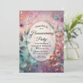 シークレットガーデンイン夕べグロー引っ越し祝いパーティーパーティー 招待状 (スタンド正面)